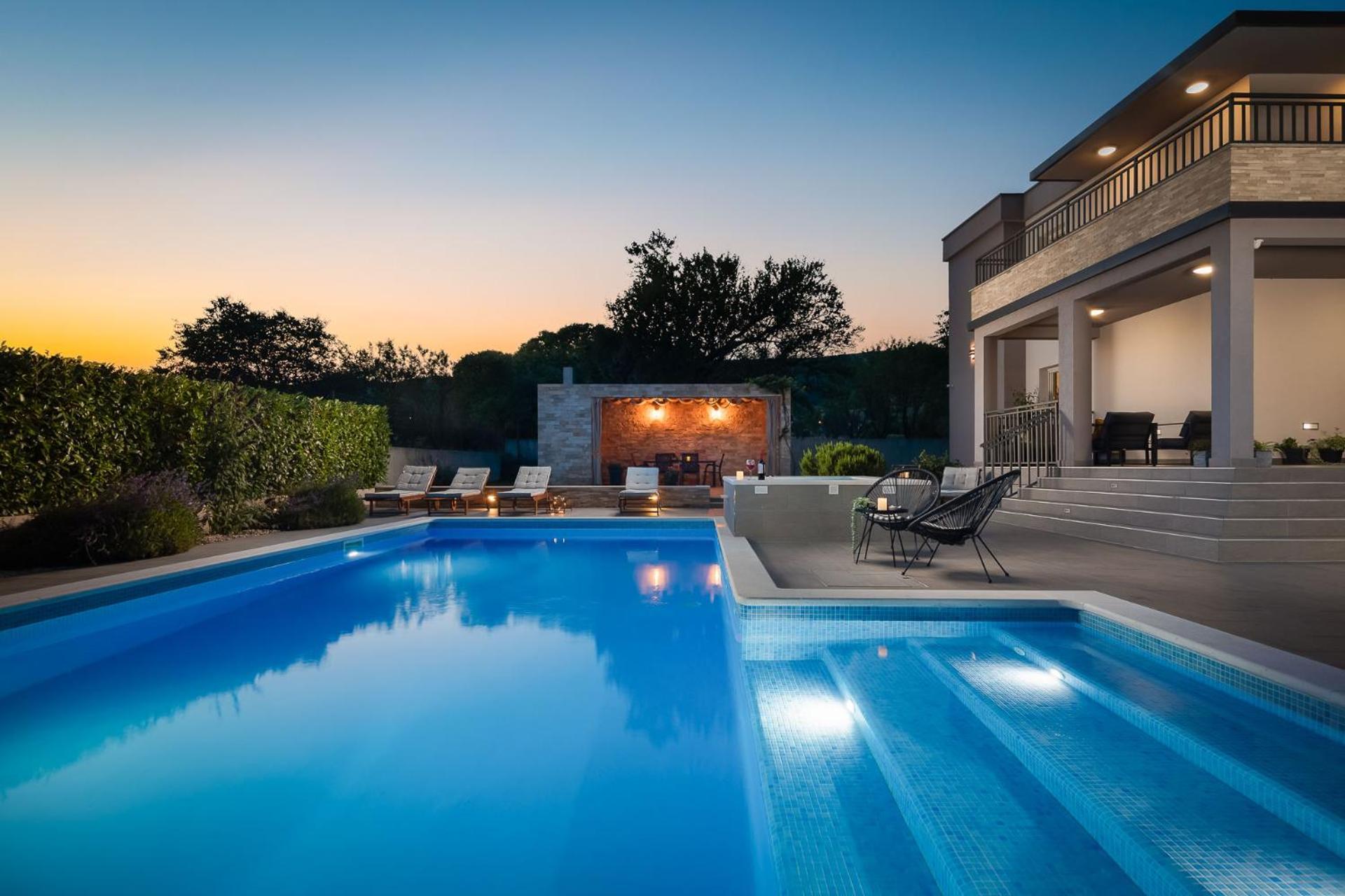 Villa Dali - Luxury Holiday House In Relaxing Area Sicane Екстериор снимка
